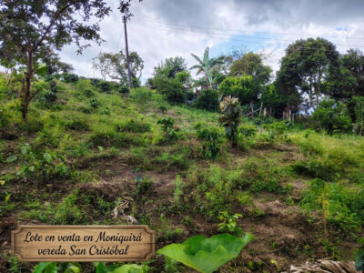 Lote en venta en Moniquirá